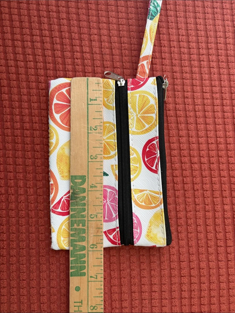 🍋 (3) Lemon/Citrus Fruits Cosmetics Bags